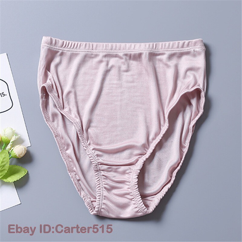 2pc Women Knitted Briefs Mulberry Silk Underwear Real Silk Lady Panties