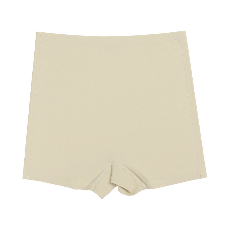Women Ice Silk Panties Soft Boxer Brief Sports Yoga Lingerie Leakproof Underwear