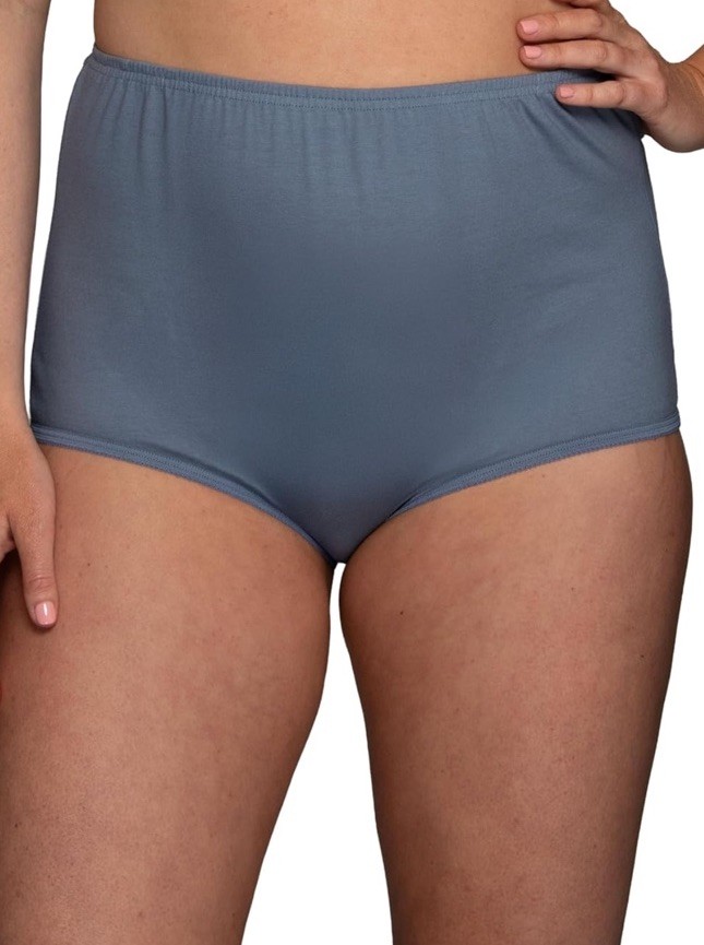 NWT Vanity Fair 7/L Perfectly Yours Cotton Classic Brief Underwear 15318 Colored