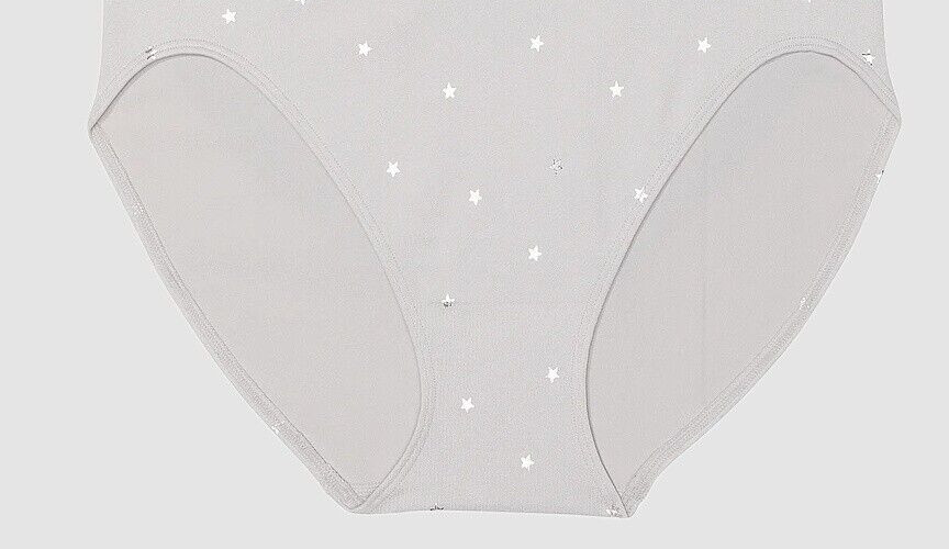 XXL Grey Star SEAMLESS NOSHOWFULLCOVER Victorias Secret HighLeg WaistBrief Panty