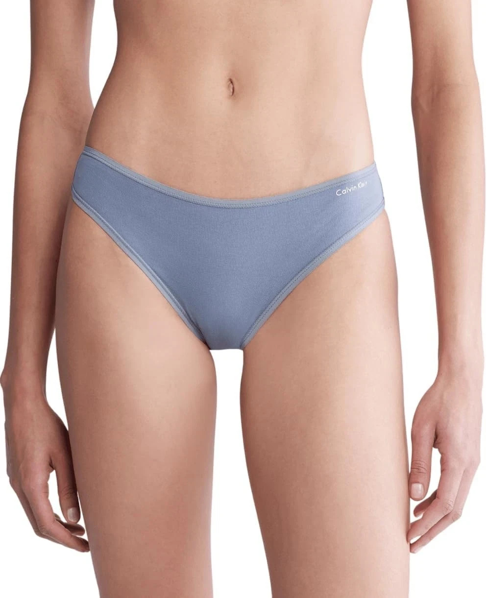 NWT Calvin Klein Size XL Cotton Form Bikini Underwear QD3644 Blue