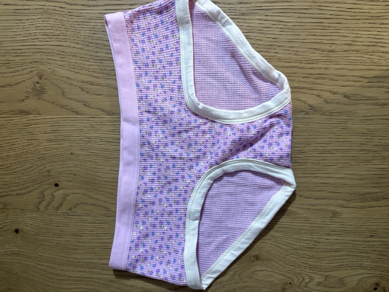 Candies Y2K Waffle Knit Panties, Med