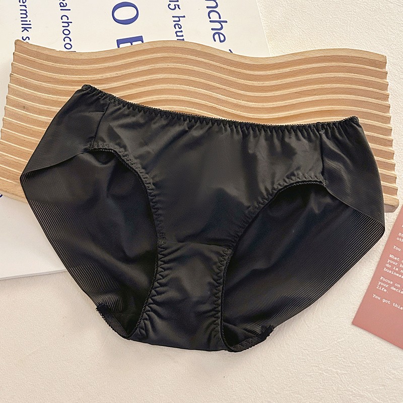 3Pack Lot Sexy Womens Sheer Satin Panties Brief Ladies Underwear Lingerie Bikini