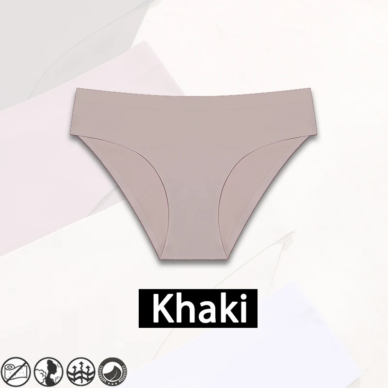 Seamless Panties Low Rise Soft Breathable Triangle Briefs Comfortable Wear