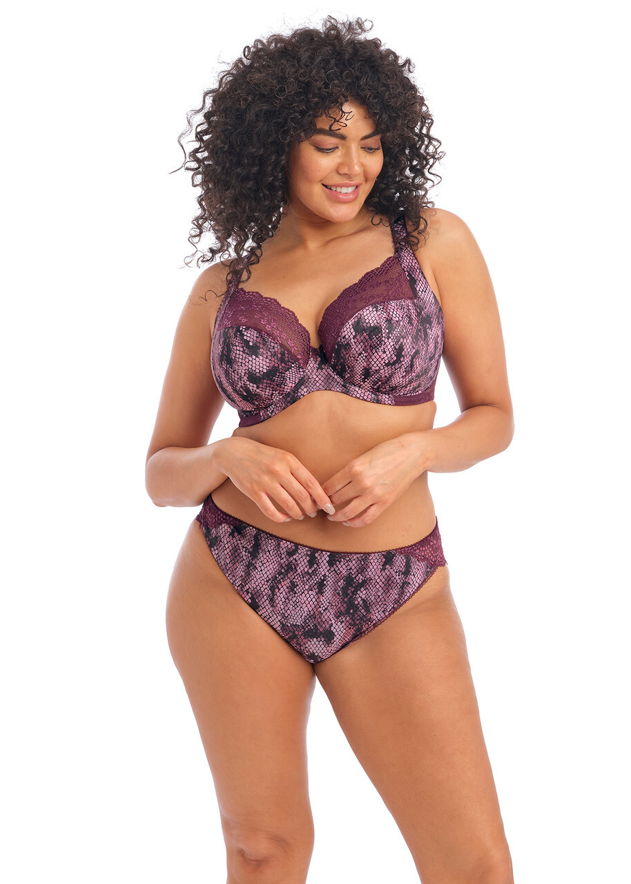 Elomi Lucie Brazilian Panty Sizes M-4XL Mambo Snake Print #4495 New w/tag $35