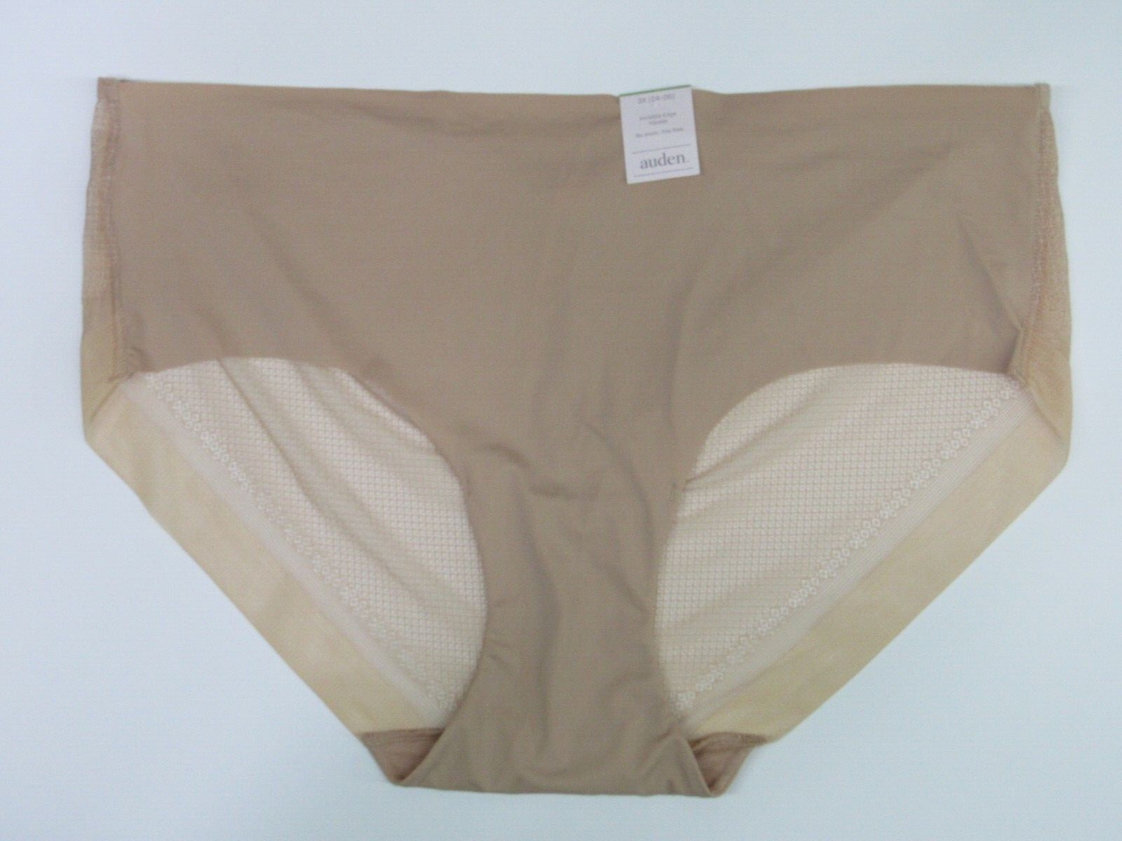 Women’s Plus Size Invisible Edge Hipster 2 Pack Panties Auden 3X (24-26)