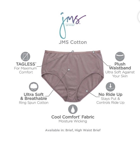 Hanes Just My Size Tagless Briefs 10 Pack Breathable Cotton Size 11(3x) & 12(4x)