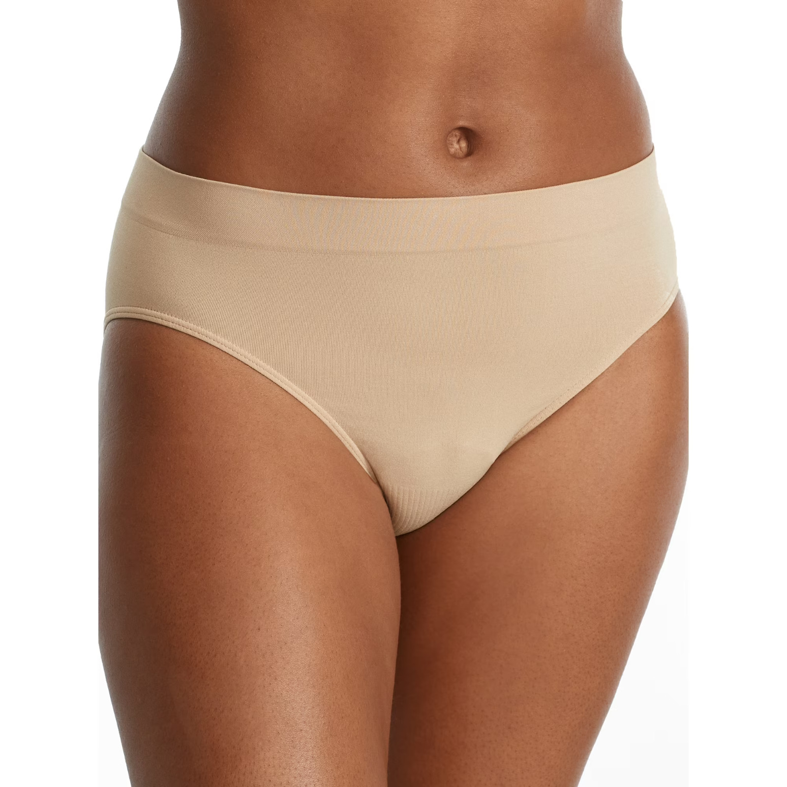 Bali L102854 One Smooth U All-Over High-Cut Brief Panty Light Size M/6