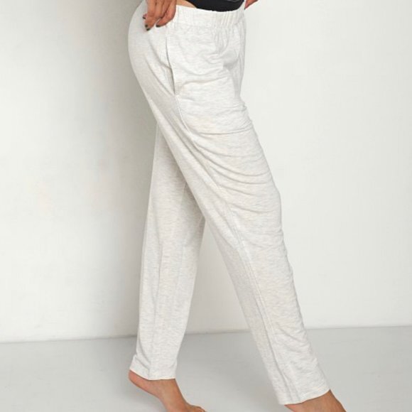 Calvin Klein QS6683-061 Women Underwear Pure Jogger Viscose Elastane Blend White