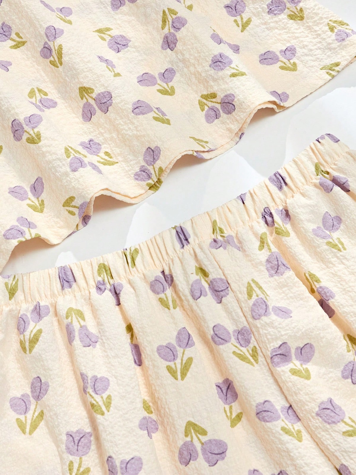 CottageSlumber Flower Pattern Cami Top & Pants Pyjama Set For Plus Size Cheap24