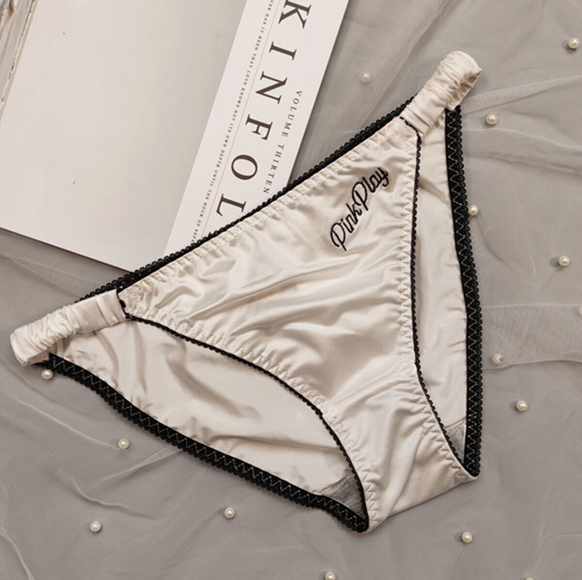 1/5 Pcs Lot Womens Sexy Satin String Bikinis Panties Silky Briefs Underwear