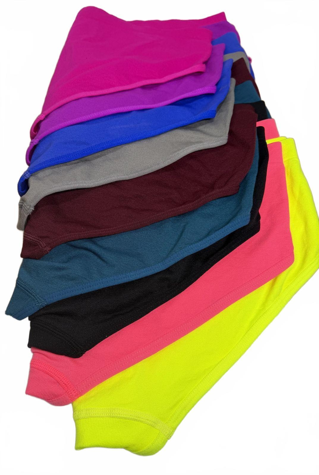 9 Pair NEW Women’s No Show Seamless Bikini Panties XXL Assorted Colors