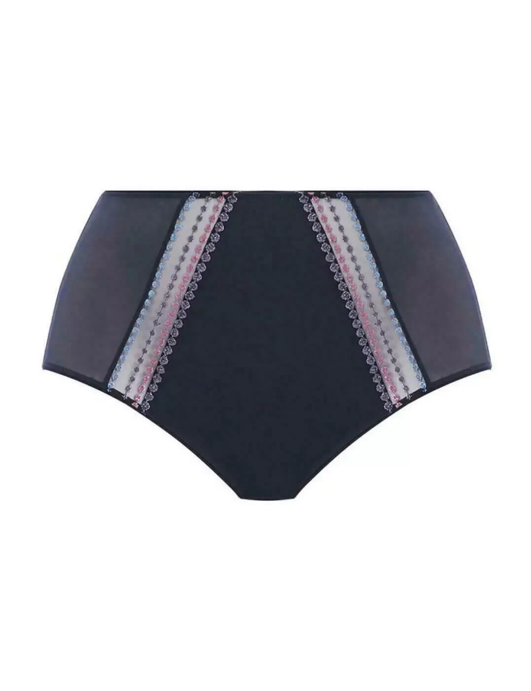 Elomi Matilda Brief Unicorn Blue Mesh Size L 14 16 Full Knickers Underwear 8906