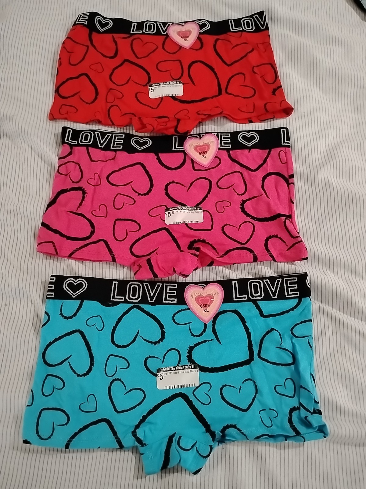 Vk’s Love Underwear X Large Panties Lot Of 3 Brand New