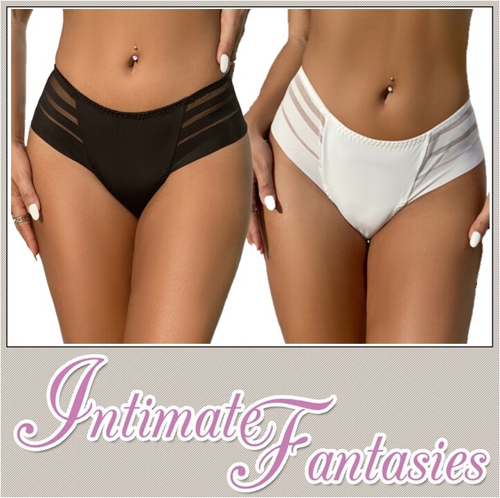 Sexy Thong Lingerie See Through Knickers Black White Red Size 12 14 16 18 20 22