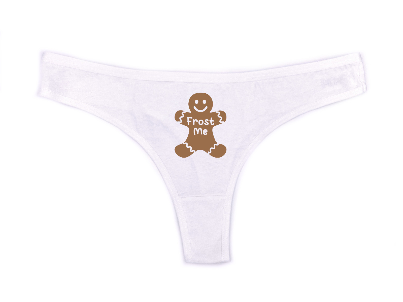 Christmas Thong Frost Me Cookie Underwear Sexy Lingerie Slut Clothing Panties