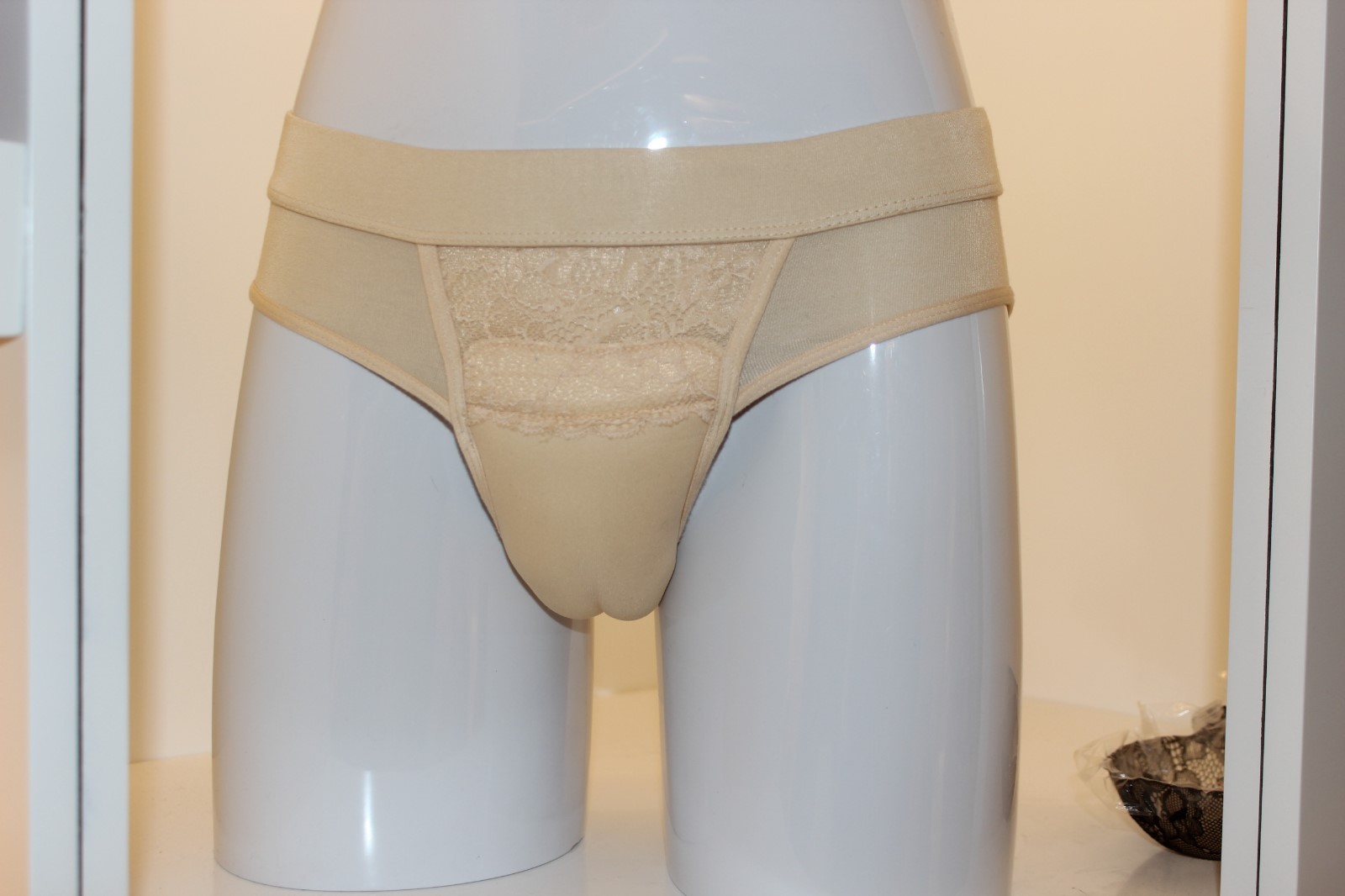 Transgender Girl knickers Two Pack Size M/60cm Waist No need to Tuck with Tape