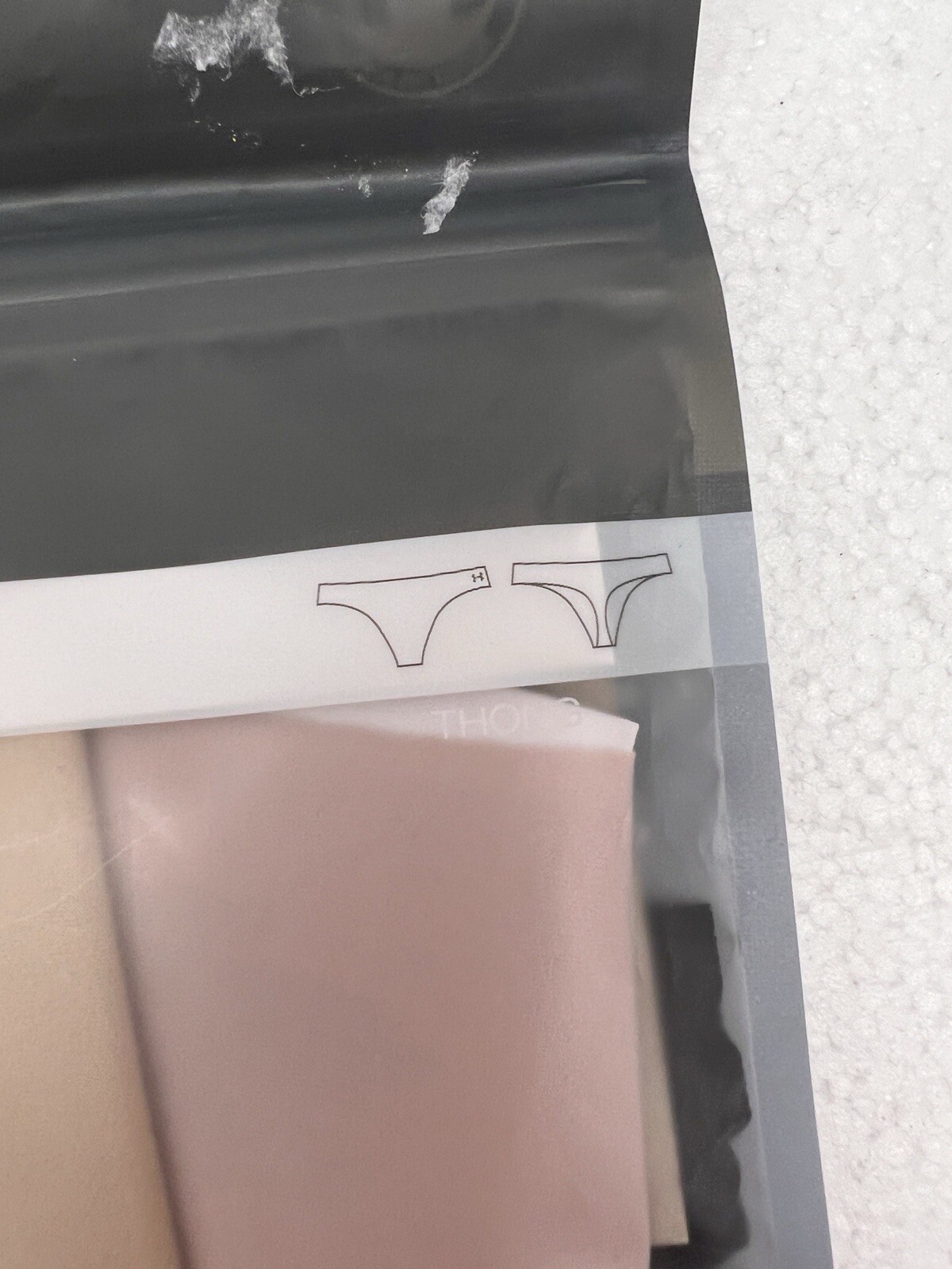 3 Pairs UA Under Armour Thong Tanga Panty Panties Underwear Women Sz XS X Small