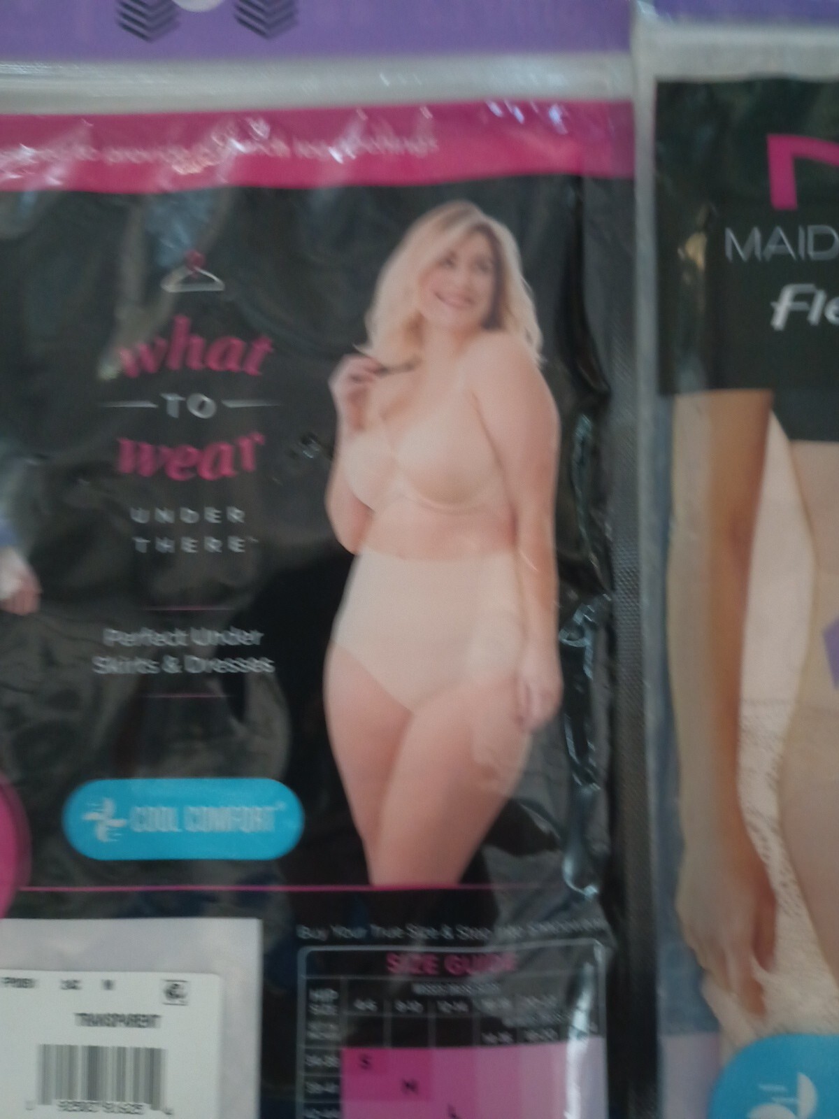 2 Maidenform Flexees Shaping Briefs Firm Size M #FP0051 Nude Cooling Comfort