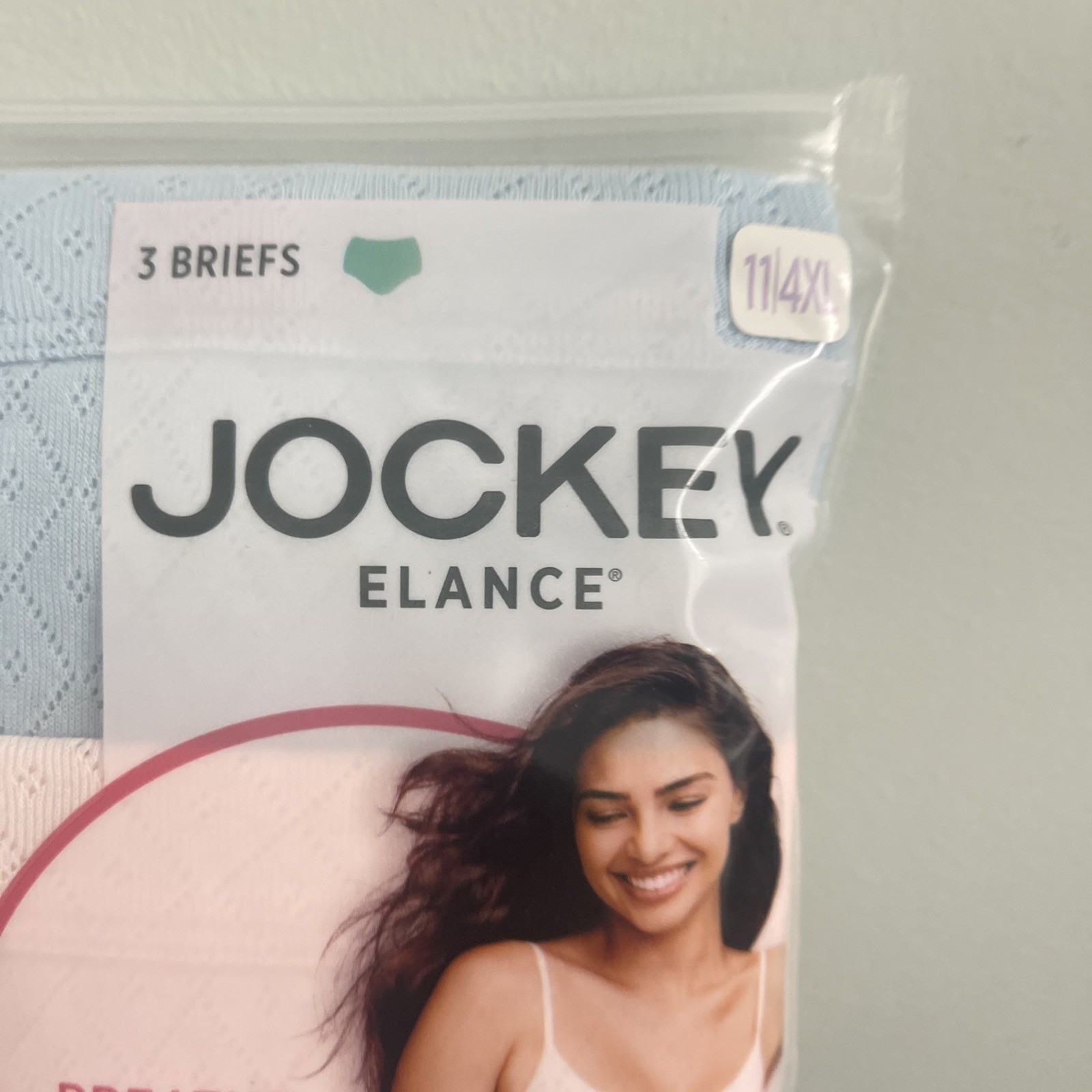 New! Jockey Woman’s Spring Breathe Comfort Briefs Panties ~ Size 11 4XL ~ 3 Pack