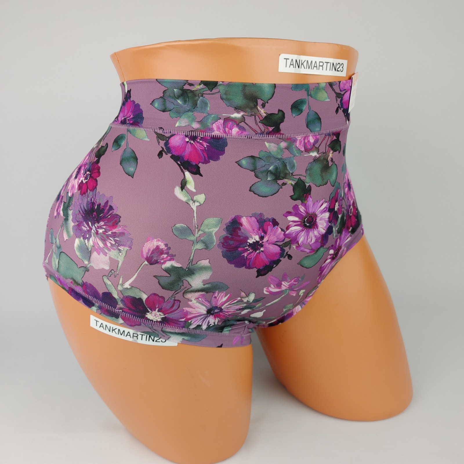 LANE BRYANT CACIQUE COMFORT BLISS FULL BRIEF PLUS PANTY 14/16 PURPLE FLORAL
