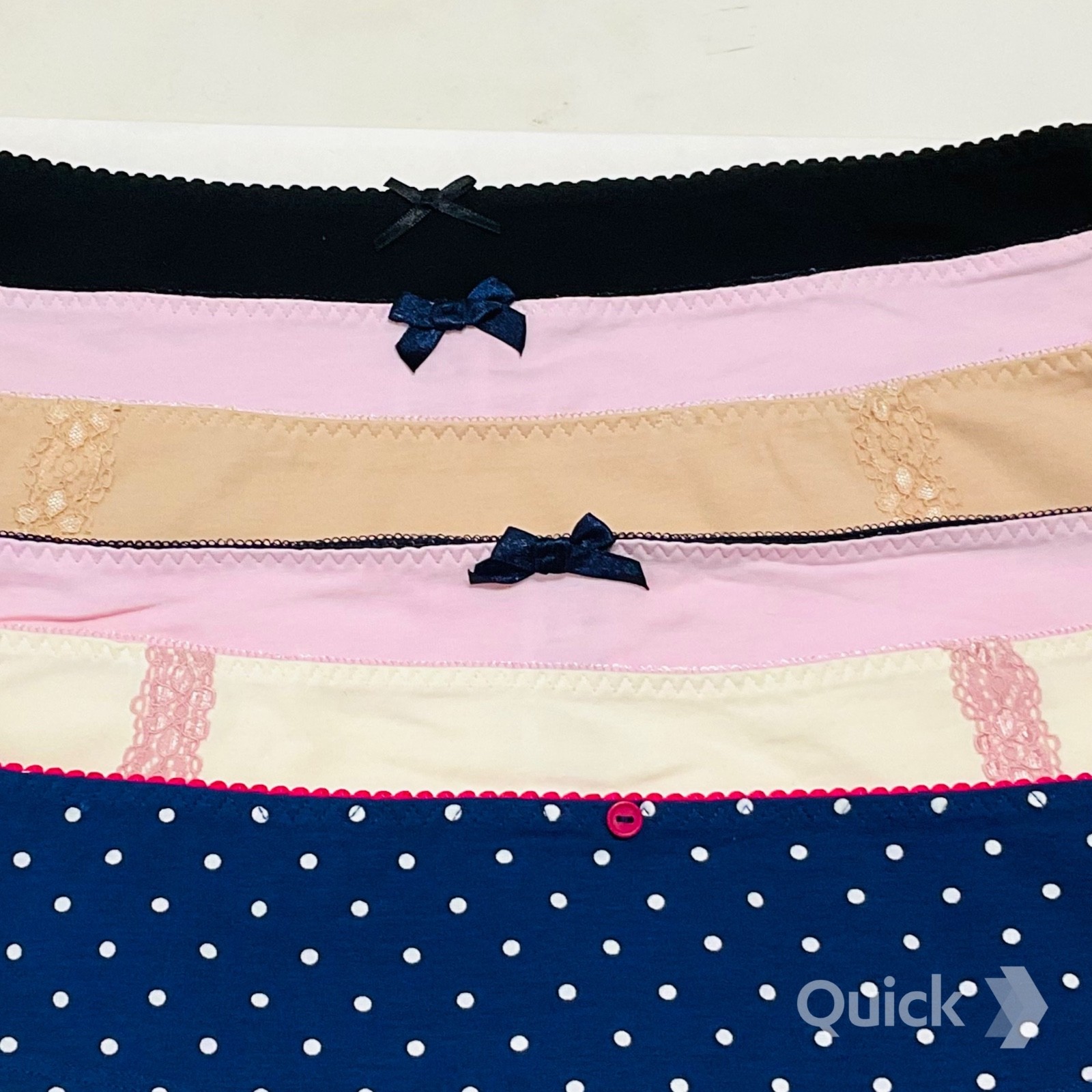 Pack of 6 – New Next Cotton Low-Rise Panties – sz L