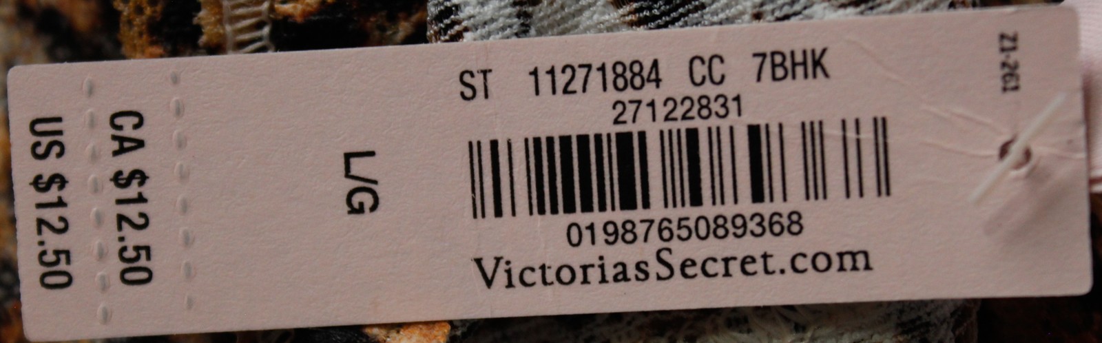 Victoria’s Secret Women’s The Lacie Lace Brief Panty DH3 Multicolor Large NWT