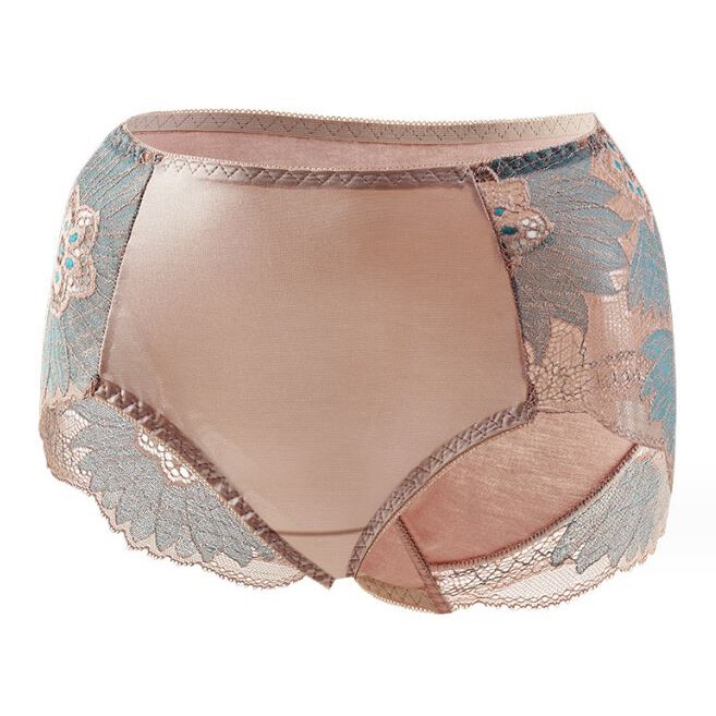1-5 Pcs Womens Ladies Mid Waist Satin Panties Briefs Silky Lingeries Sexy Undies