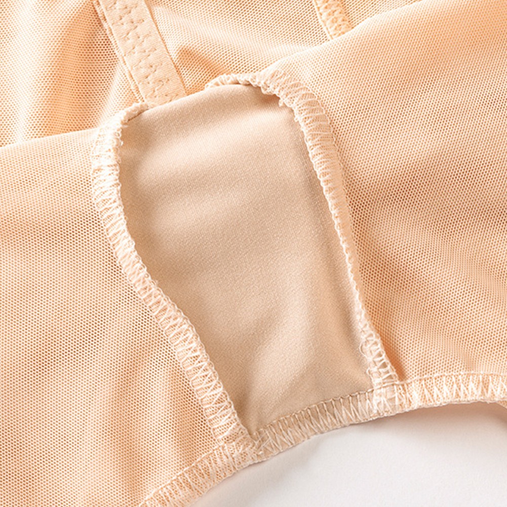 Jacquard Mesh Body Shaper Body Sculpting Comfort Fit Mesh Fabric Soft Material