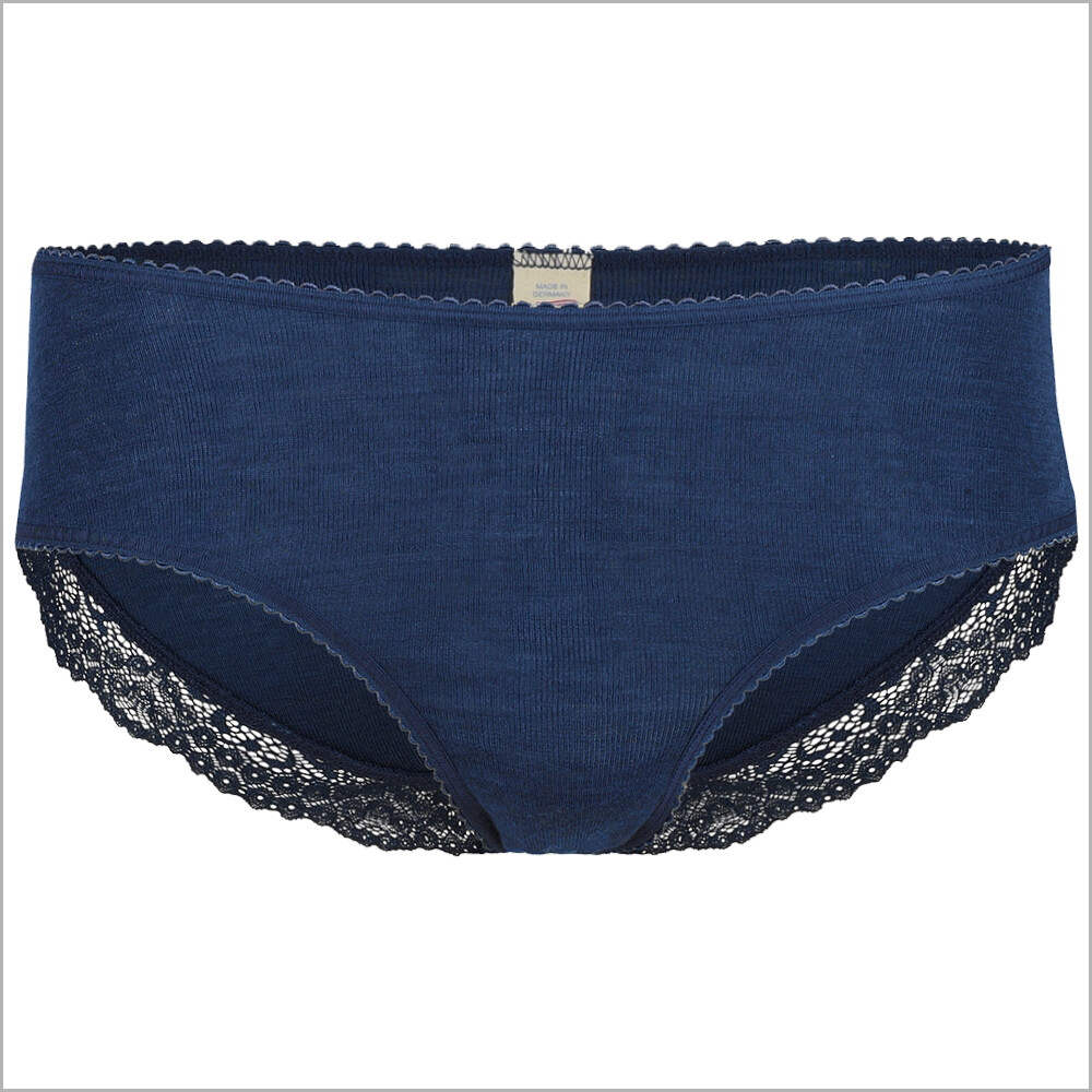 ENGEL Women’s Thermal Panties Briefs Moisture Wicking Merino Wool Silk w/ Lace