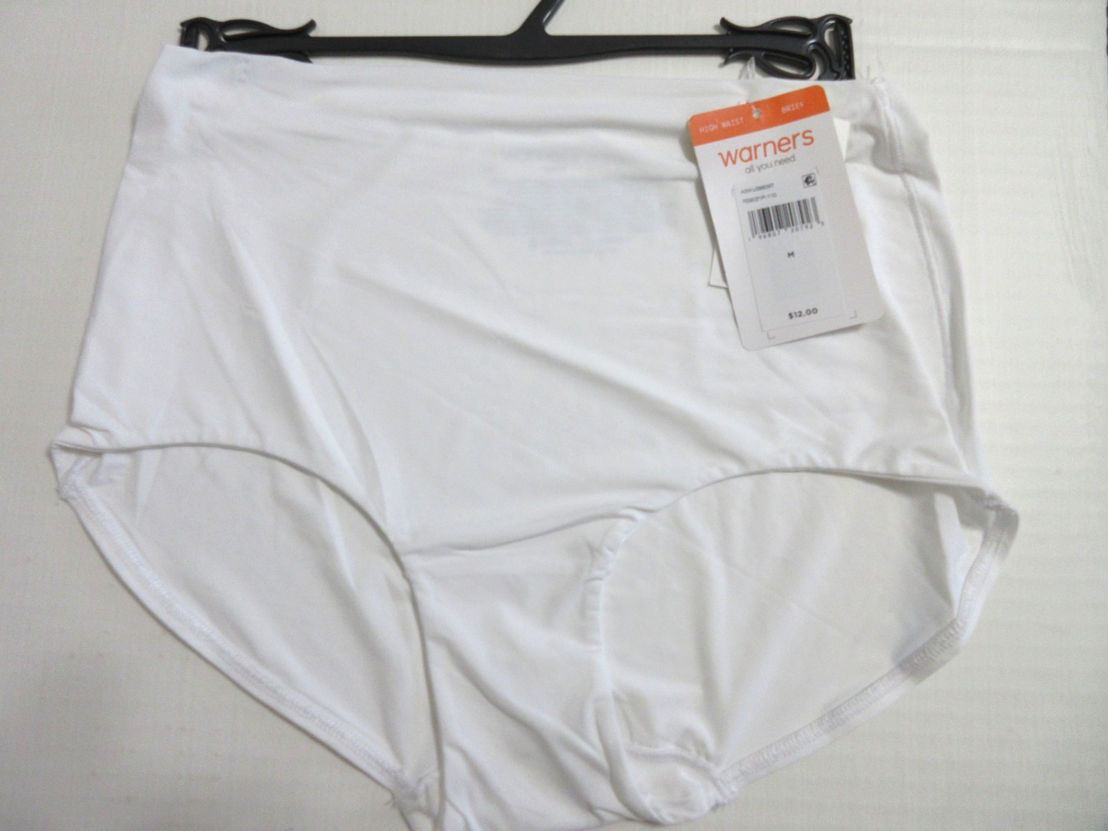 Warners BRIEF Smooth it over Front-Smoothing High Waist RS9021P white nylon M/6