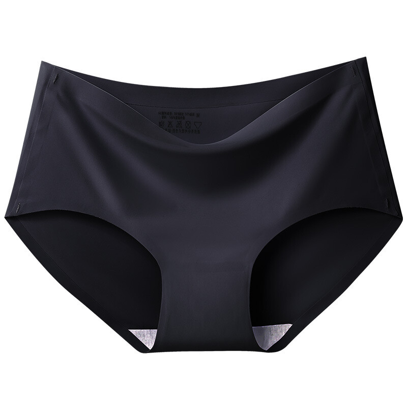 Ladies Panties Ice Silk Seamless Knickers Comfort Underwear Soft Smooth 3/6 Pack