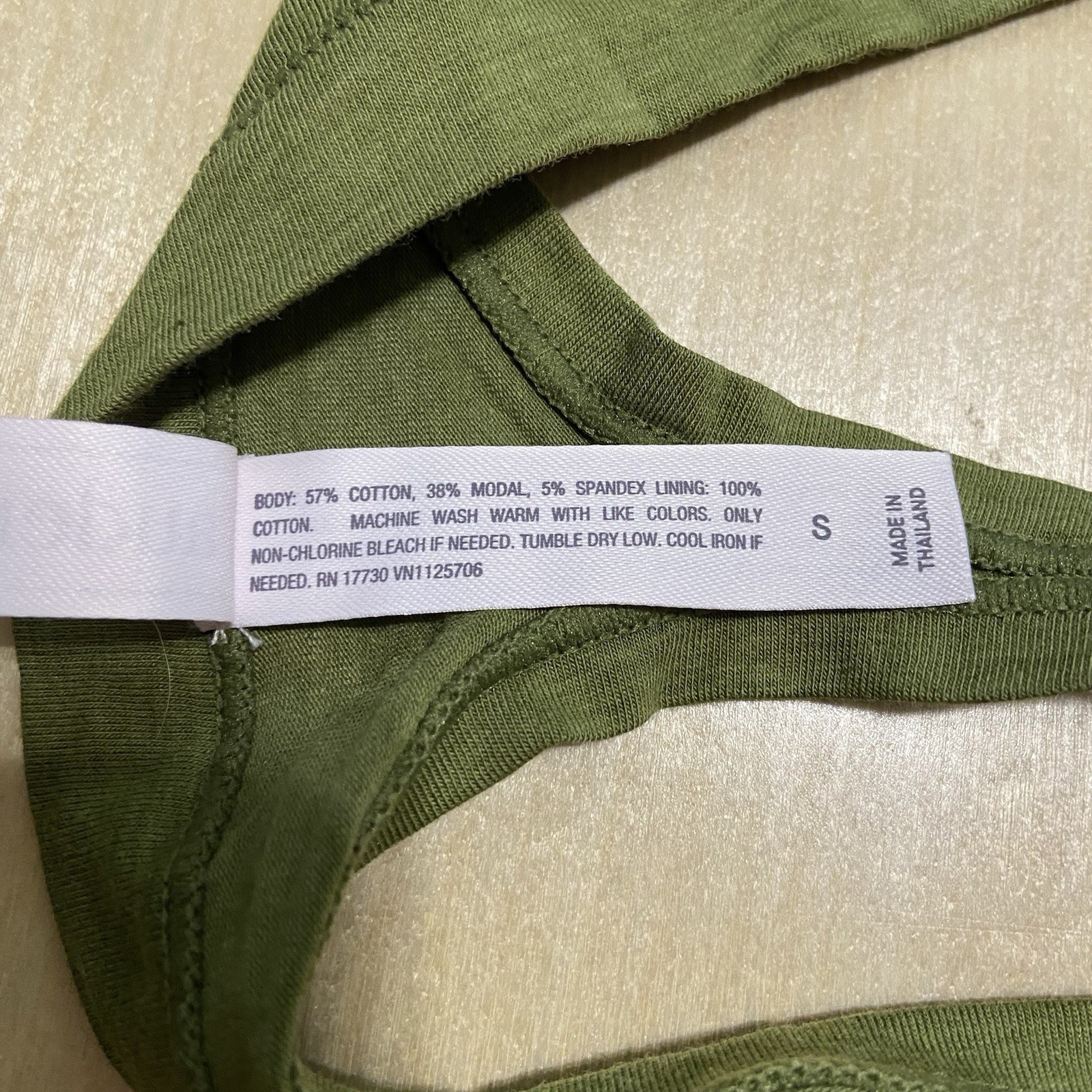 Auden Women’s Size Small (4-6) Soft Cotton Blend Stretchy Thong Panties 4 Pack