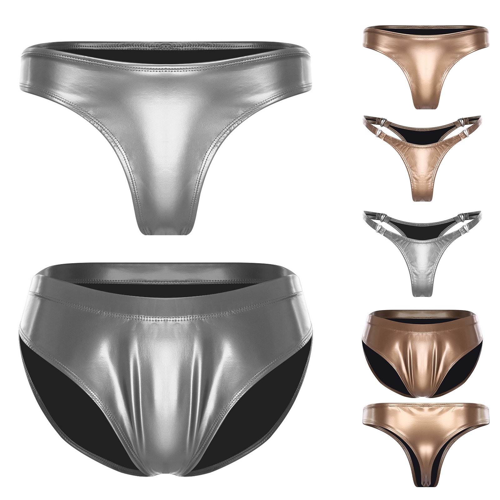 Women Briefs Lingerie Panties Cheeky Thongs Gothic Underwear Vacation Bikini