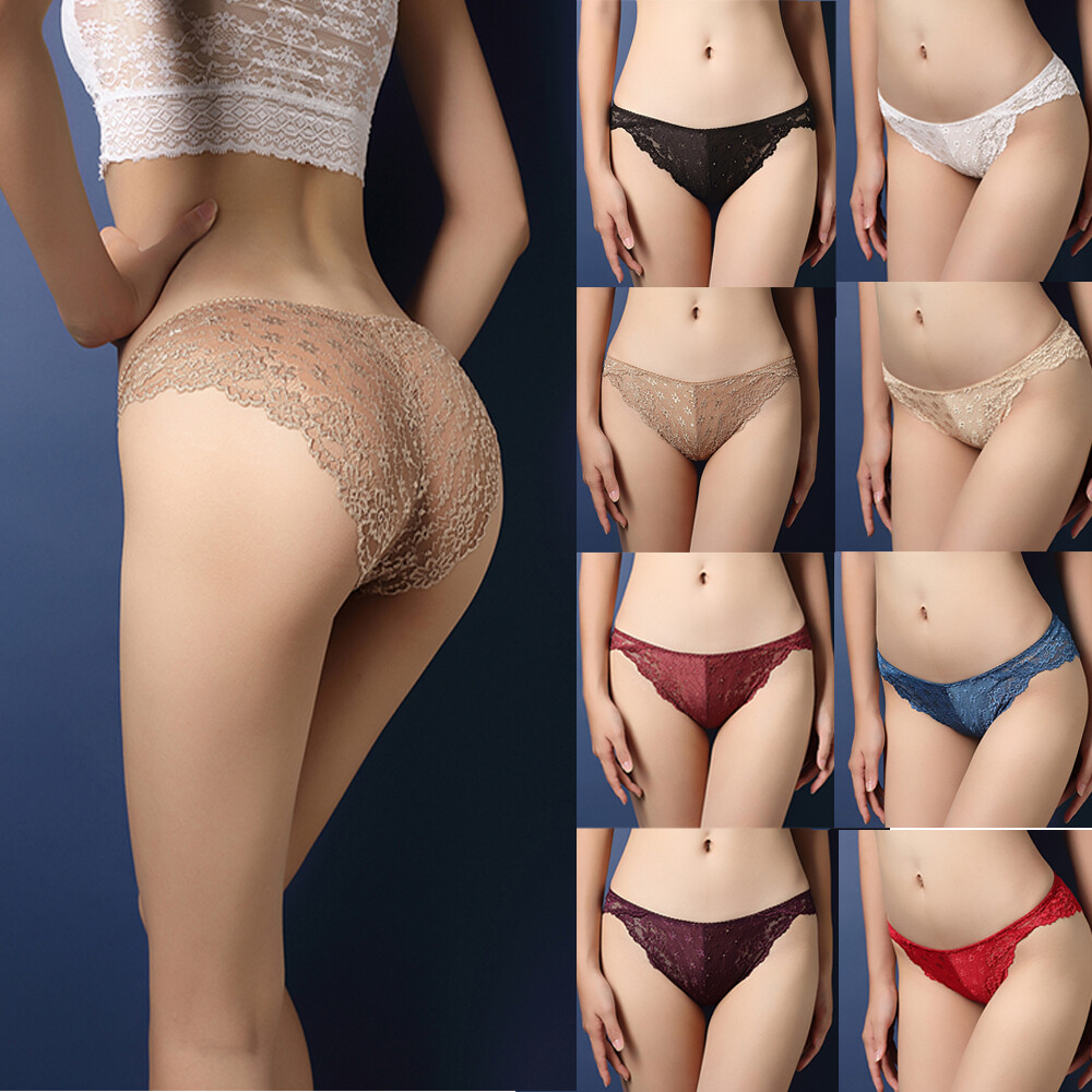 Womens Girls Sexy Lace Underwear Briefs Panties G-string Lingerie Thongs US FAST