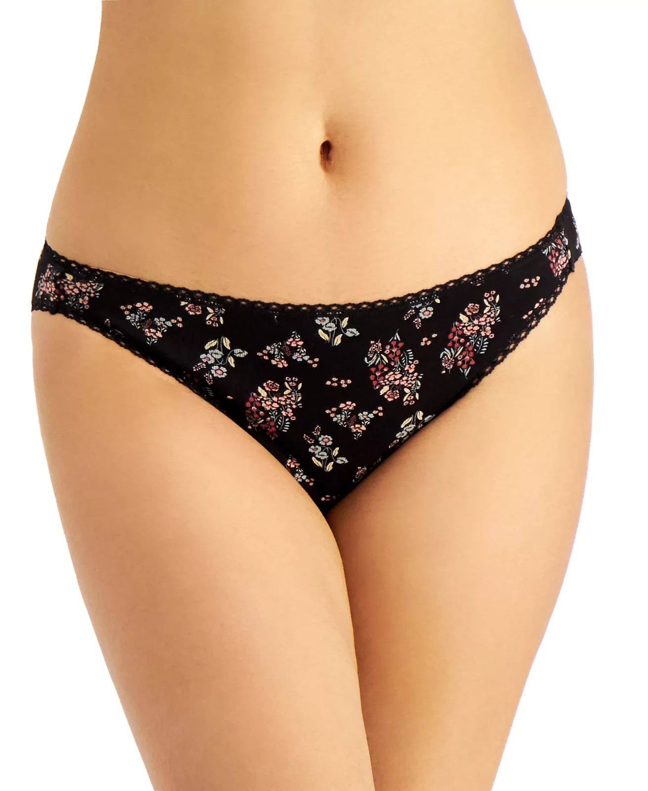 Charter Club E4758 Women’s Everyday Cotton Bikini Underwear, Petite Garden S
