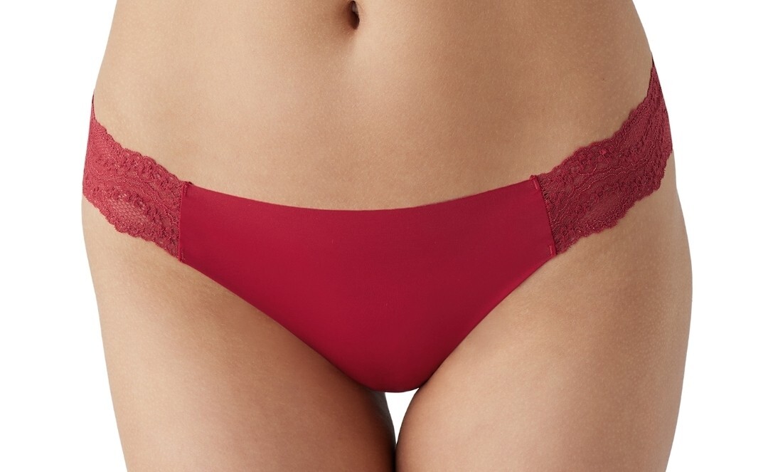 b.tempt’d by Wacoal 976267 b.tempt’d b.bare Thong Red Size Small