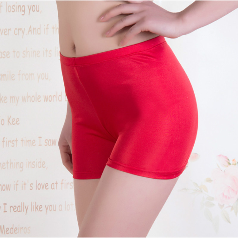 Women Knitted 100% Pure Silk Knickers Boxers Panties Underwear Underpants Beige
