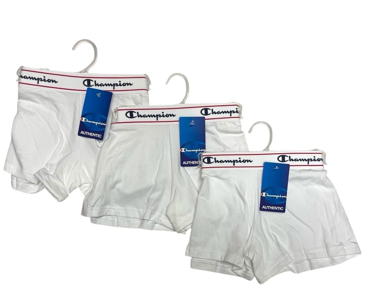 Champion Women’s 3 Pack Heritage Underwear Stretch Cotton Boyshort CH49AS