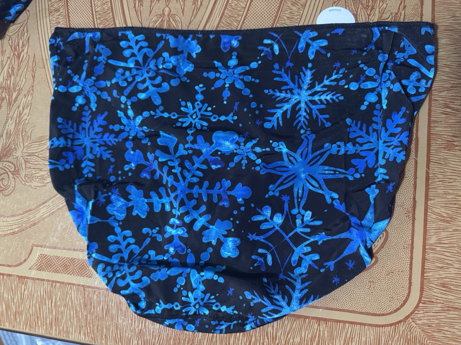 Jockey No Panty Line Promise Blue Snowflake Bikini Panties- Set of 3- Size 8-NWT