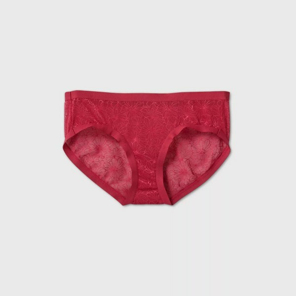 Women’s Mesh Hipster Underwear – Auden Raspberry XS