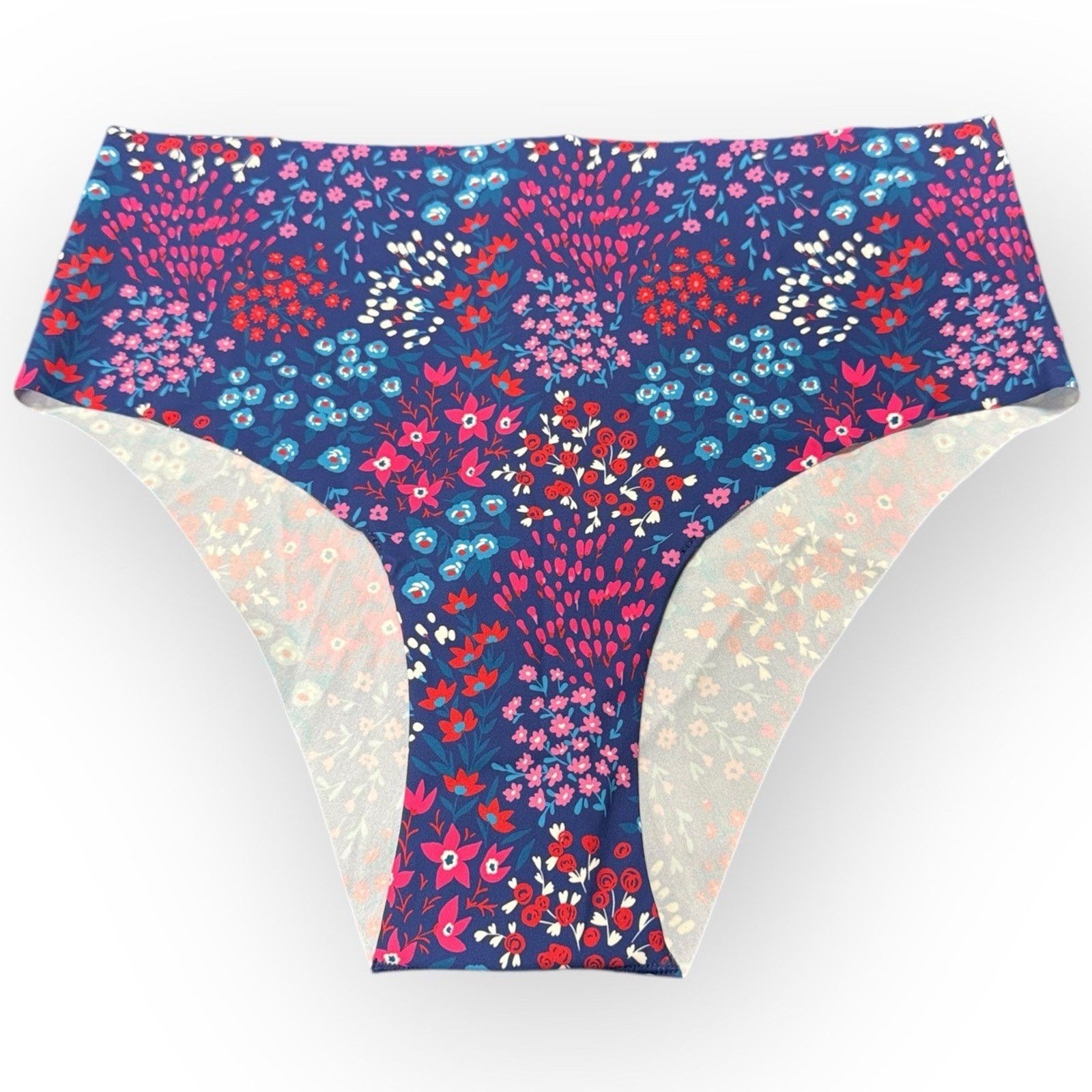 NWT Aqua Intimates 2-Pack Stretch Hipsters – Small, Bandana & Floral Print 0563