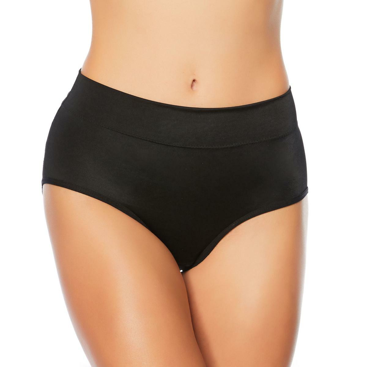 Rhonda Shear Padded Panty 625-343 Black, Size 2X