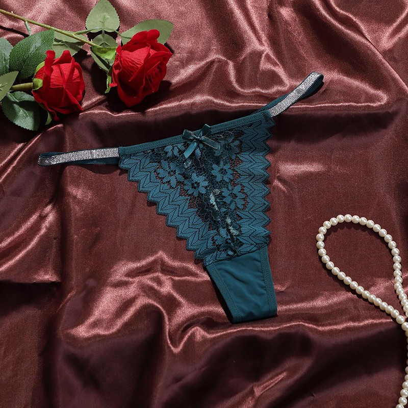 6 Pack Lot Sexy Womens See Through Lace Panties Thongs Underwear Sissy Lingerie