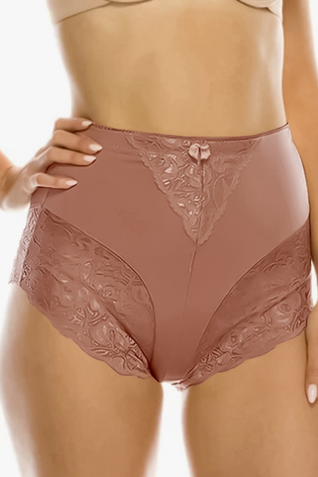 2 ,4 or 6 High Waisted Briefs Tummy Control Girdles Lace Shaper Panties 31 S-5XL