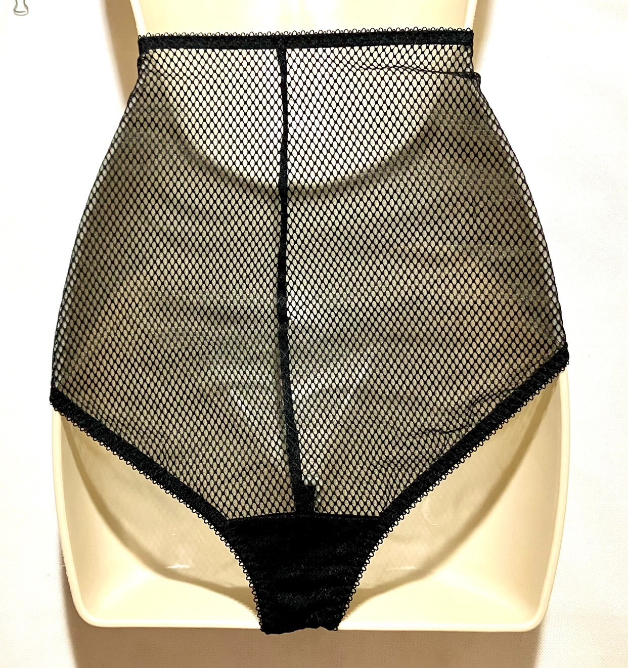 NWT Elomi Womens XXL High Leg Brief EL4386BLK Black