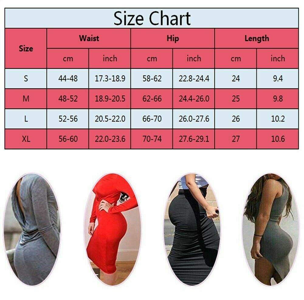 Women’s Butt and Hip Enhancer Booty Removable Padded Underwear Panties Shaper US