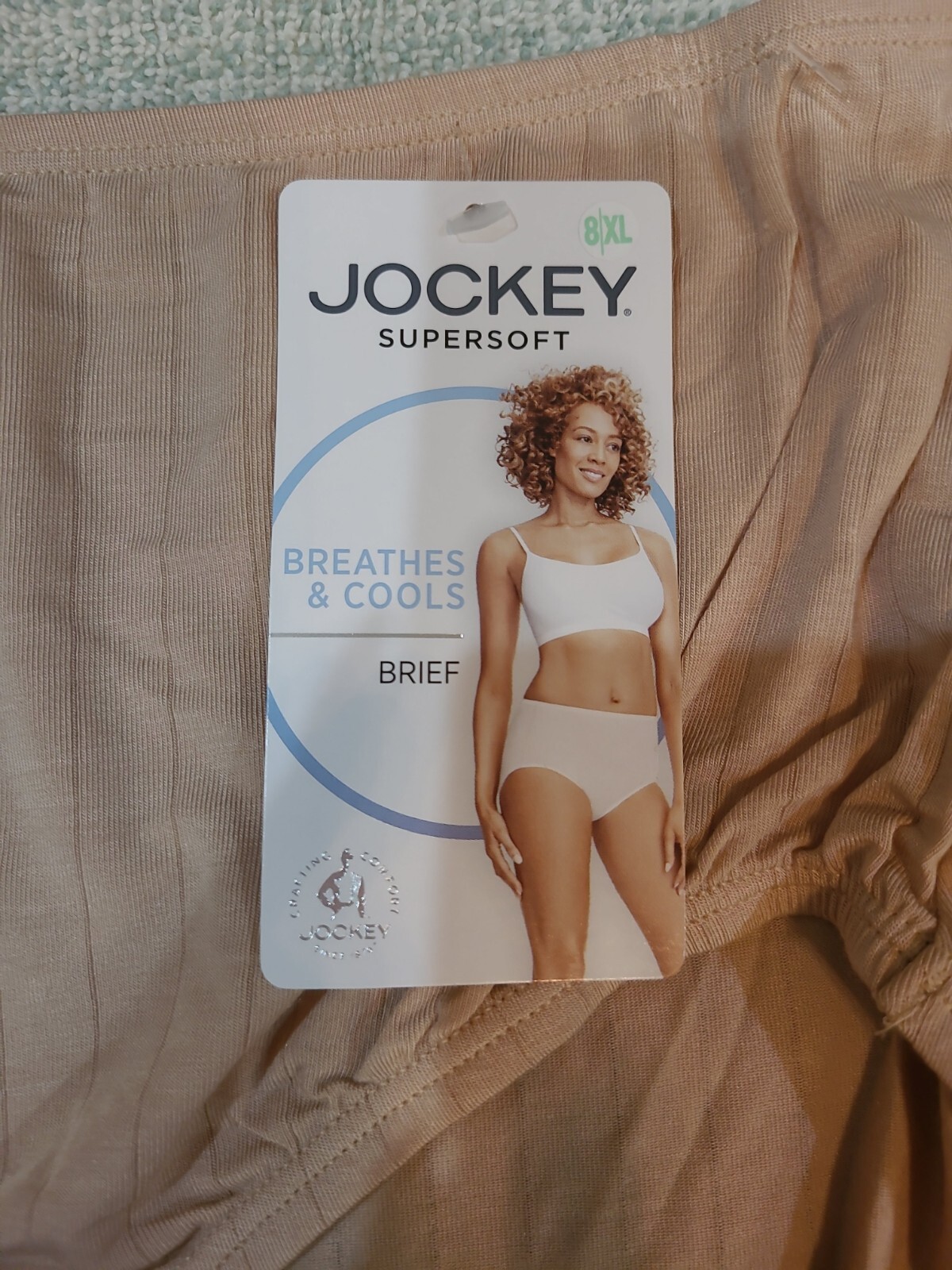 JOCKEY SUPERSOFT 2376 BREATHES COOLS 9/XXL SOFT MODAL STRETCH BRIEF ~NWT
