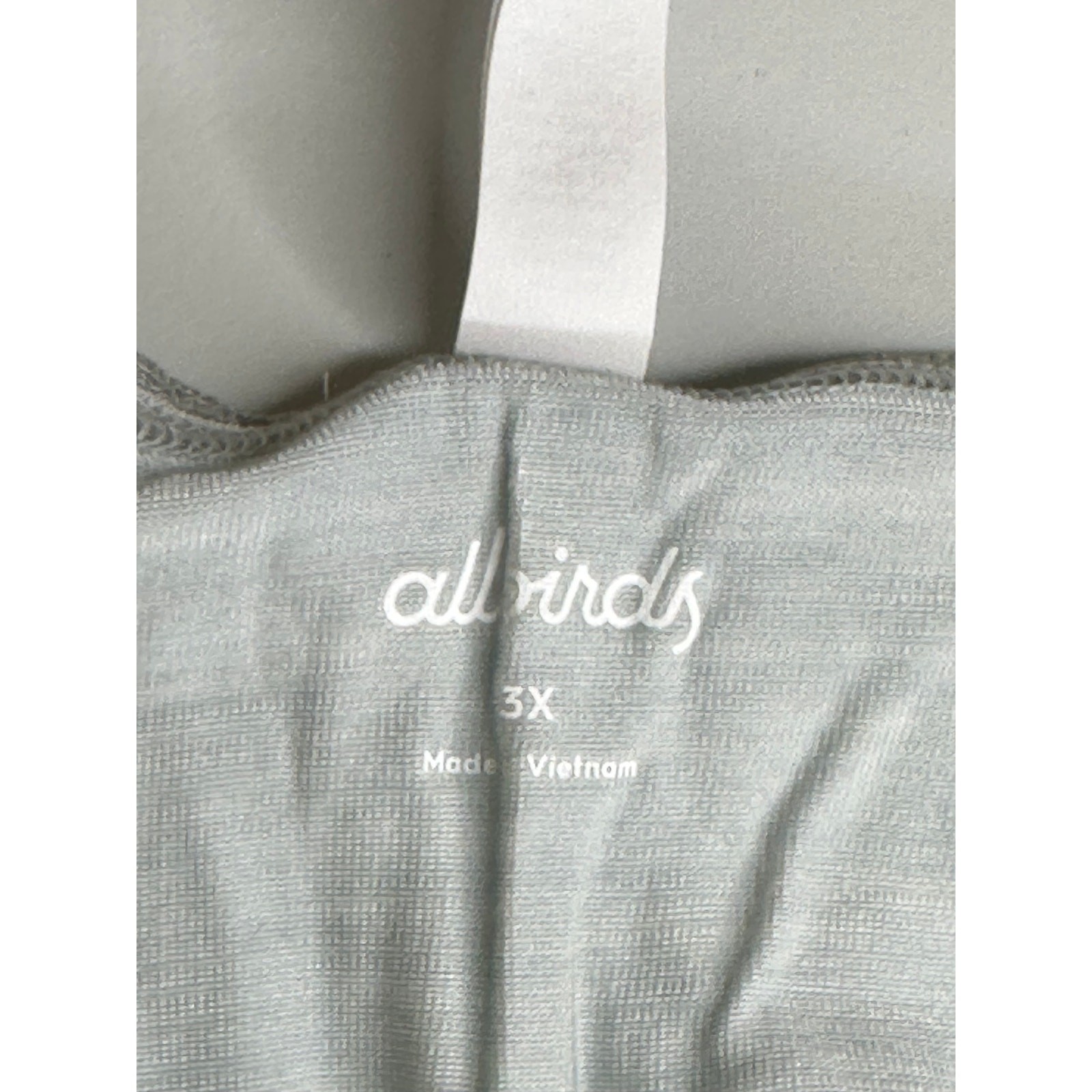 Allbirds Trino Thong Panty Gray XXXL NWT New Discontinued Merino Tree Blend Rare