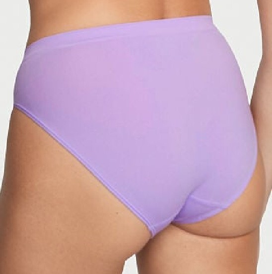 XL Heather SEAMLESS NOSHOW FULLCOVER Victorias Secret High Leg Waist Brief Panty